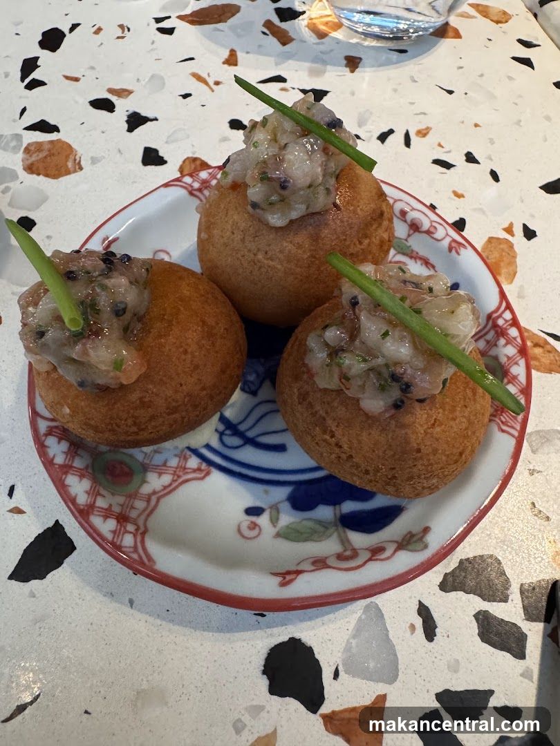 Appetizer on a Decorative Plate