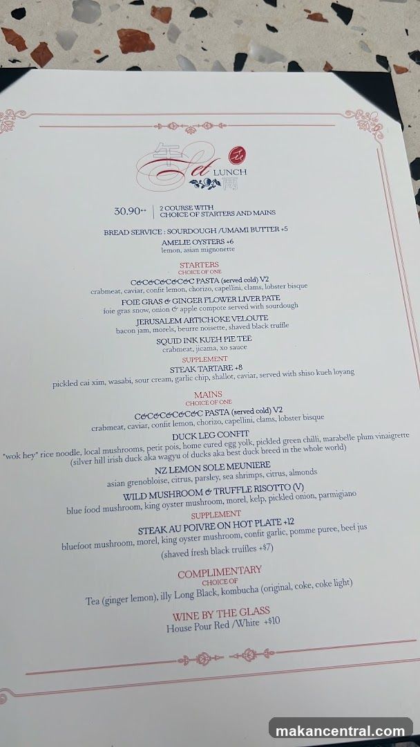 Set Lunch