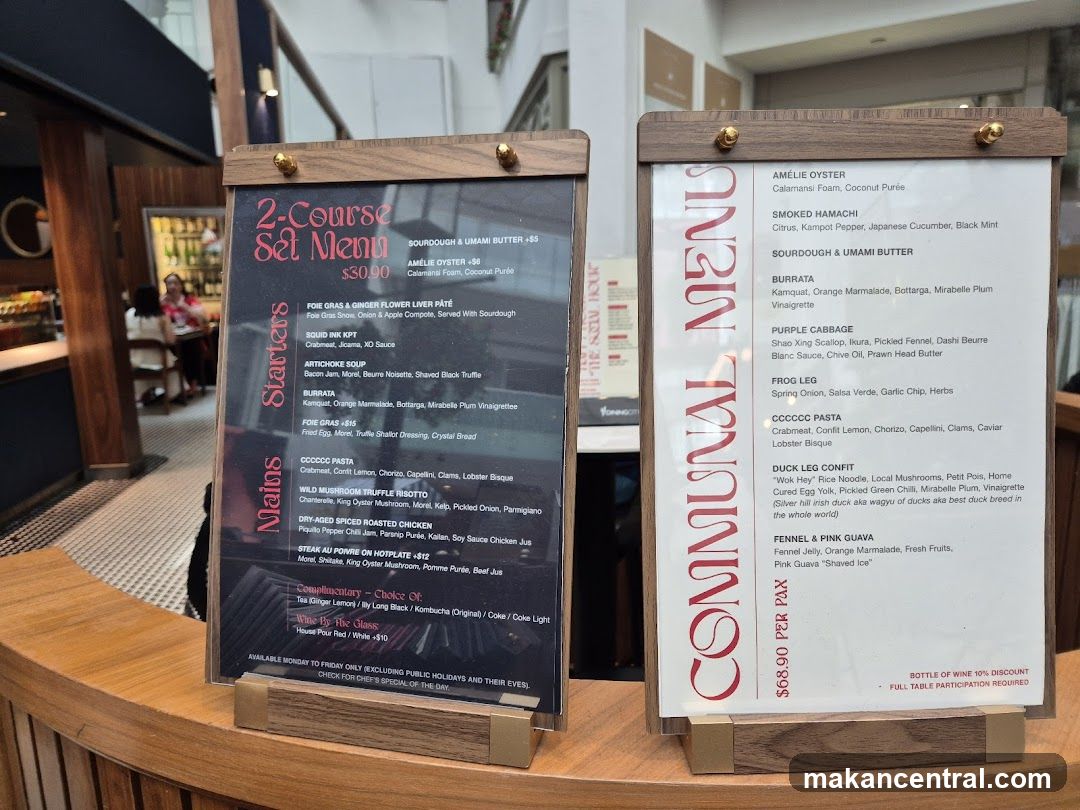Communal Menus