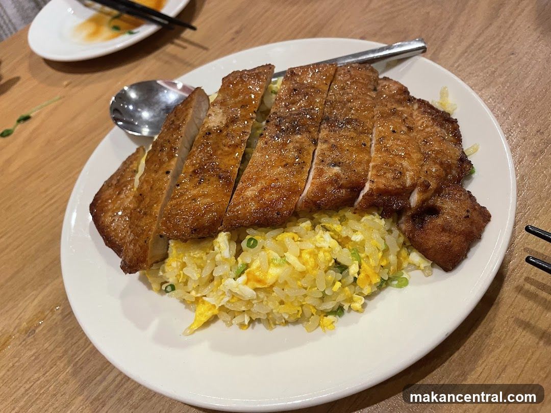 Pork Chop with Fried Rice