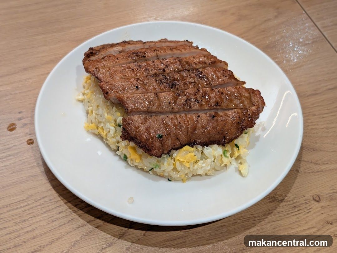 Pork Chop with Fried Rice