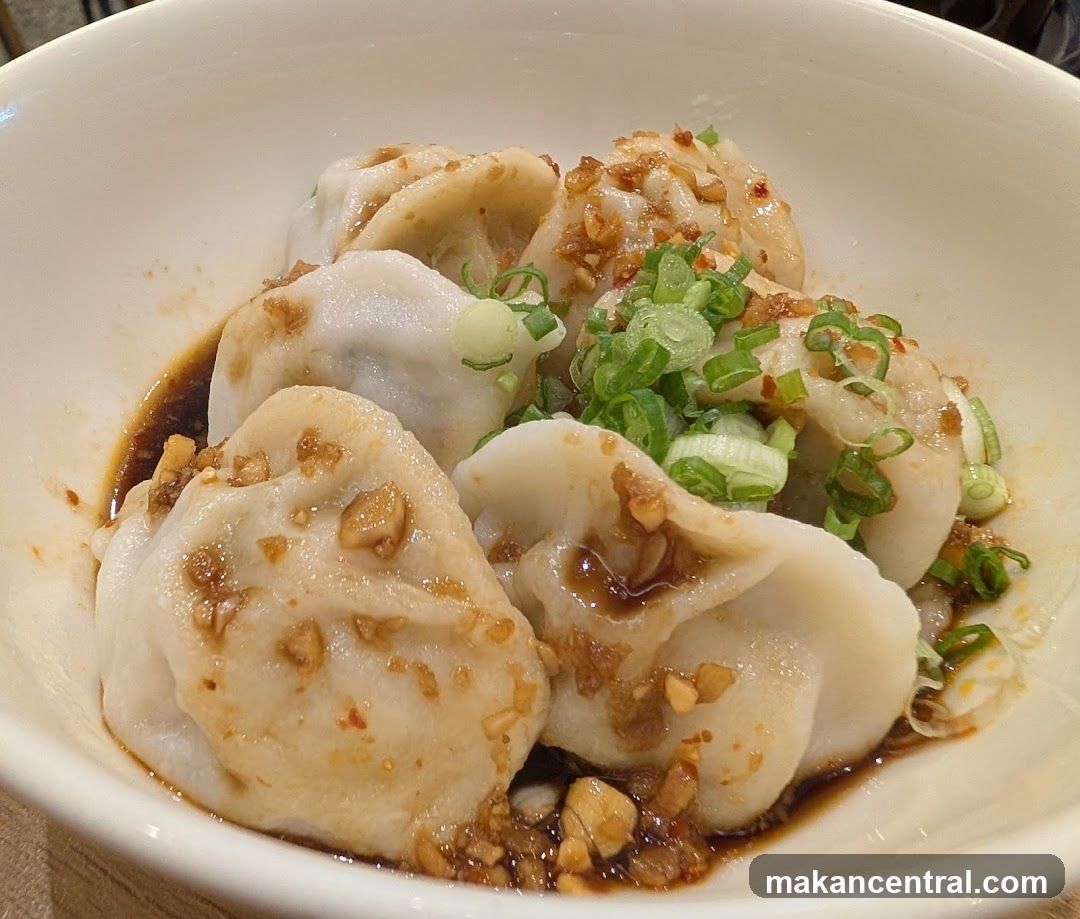 Spicy Garlic Dumplings