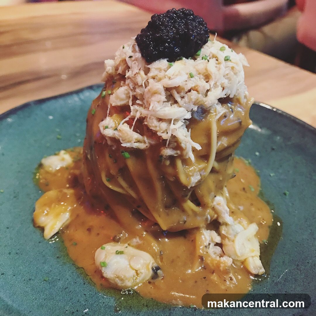 Pasta with Crab and Caviar