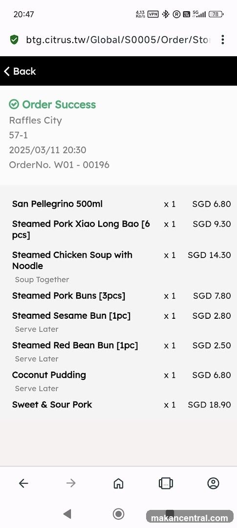 Order Confirmation