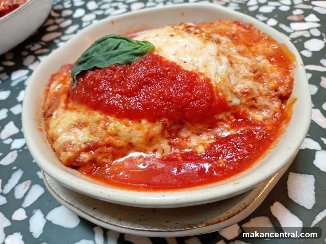 Baked Dish with Tomato Sauce and Cheese