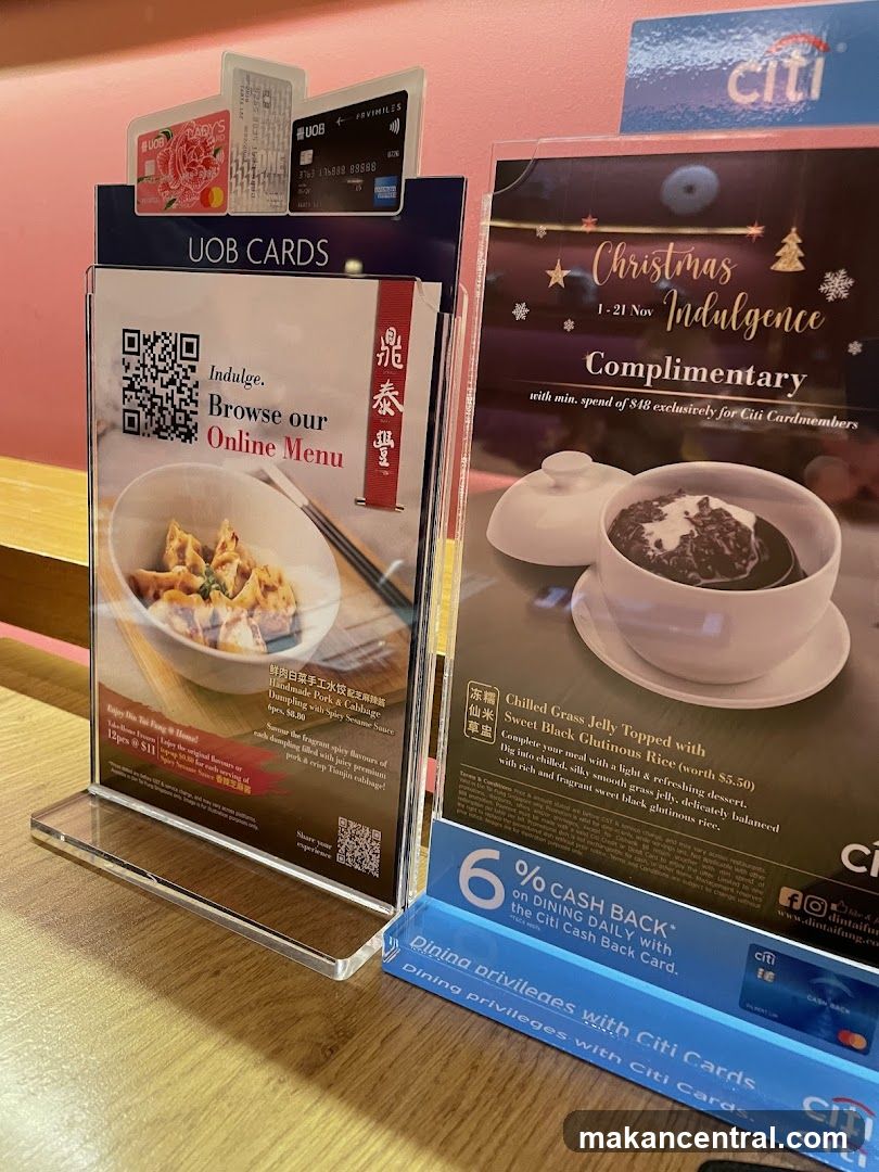 Promotional Displays with Credit Card Offers