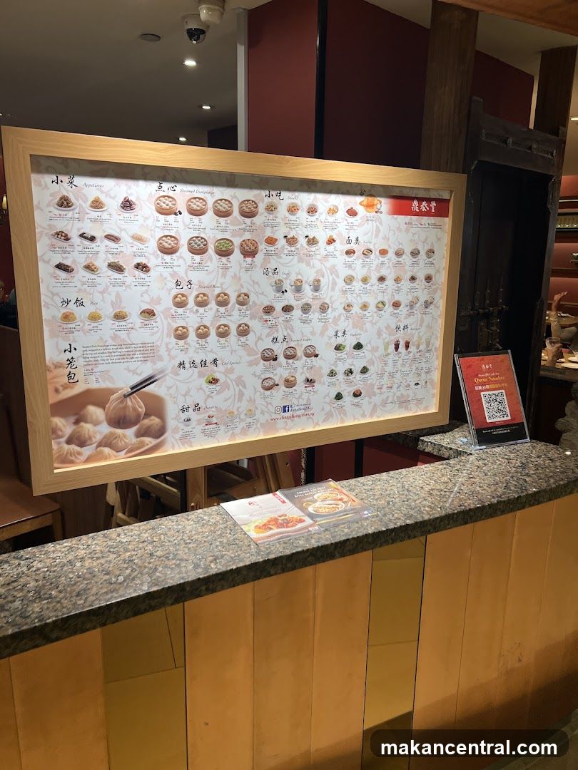 Din Tai Fung Menu