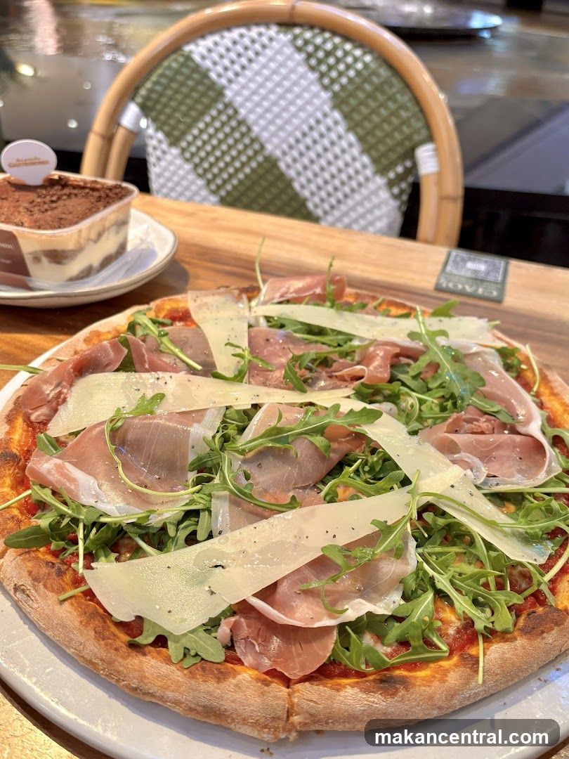 Pizza and Tiramisu