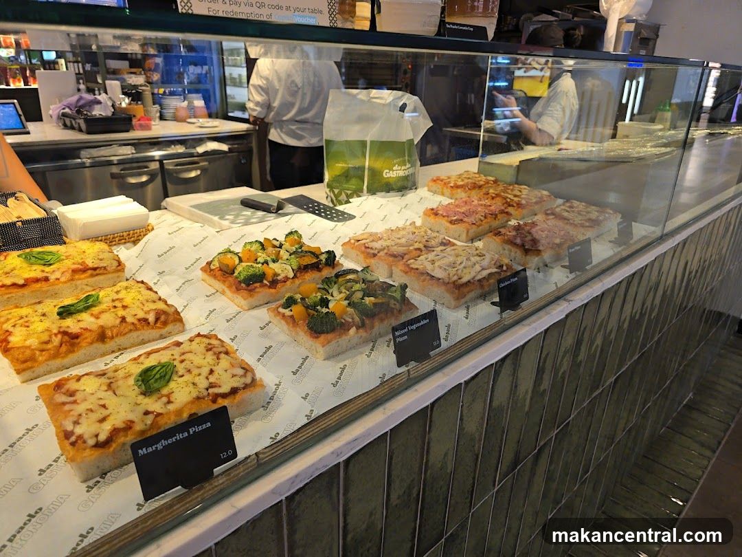 Pizzas on Display