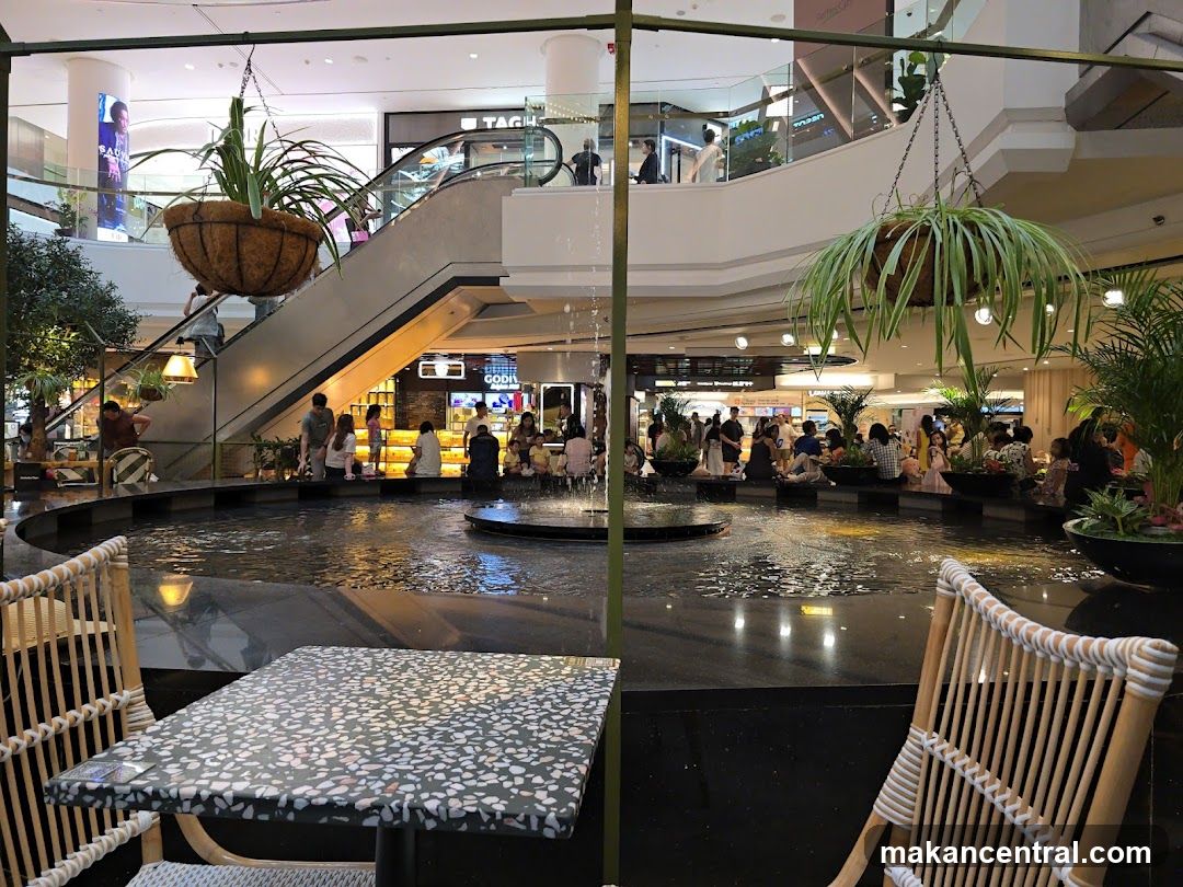 Indoor Fountain Area with Seating