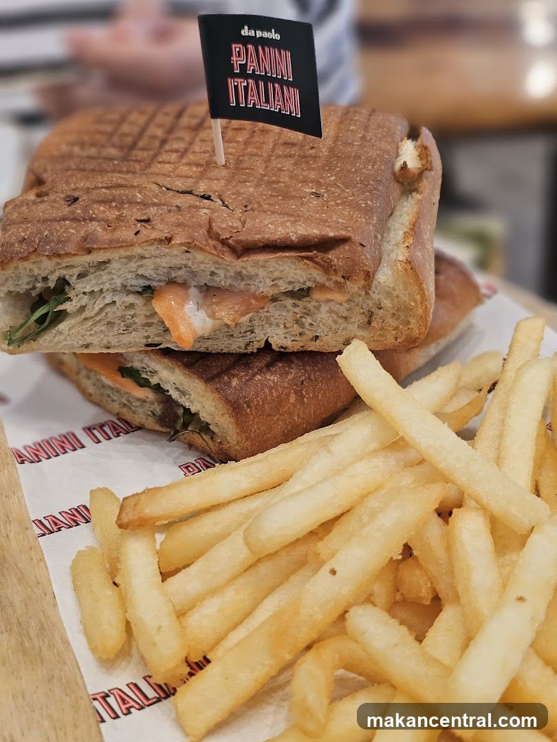 Panini and Fries
