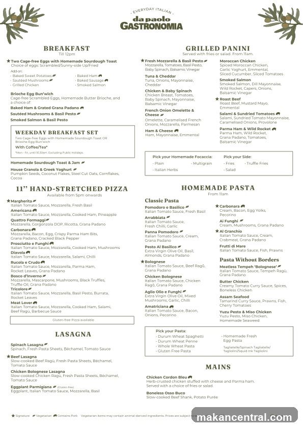 da paolo GASTRONOMIA
