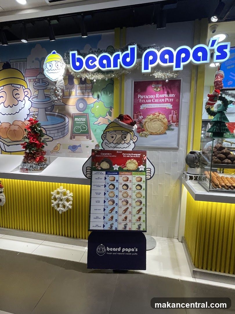Beard Papa's Storefront Display