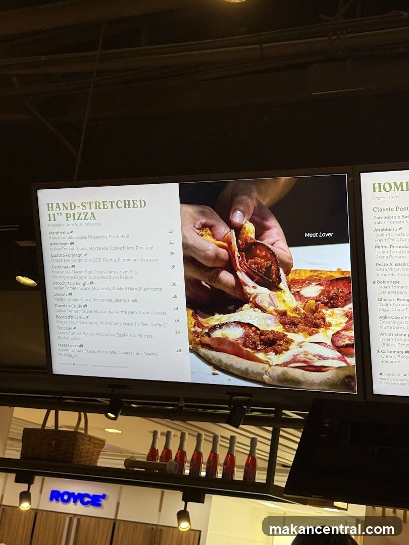 HAND-STRETCHED 11" PIZZA