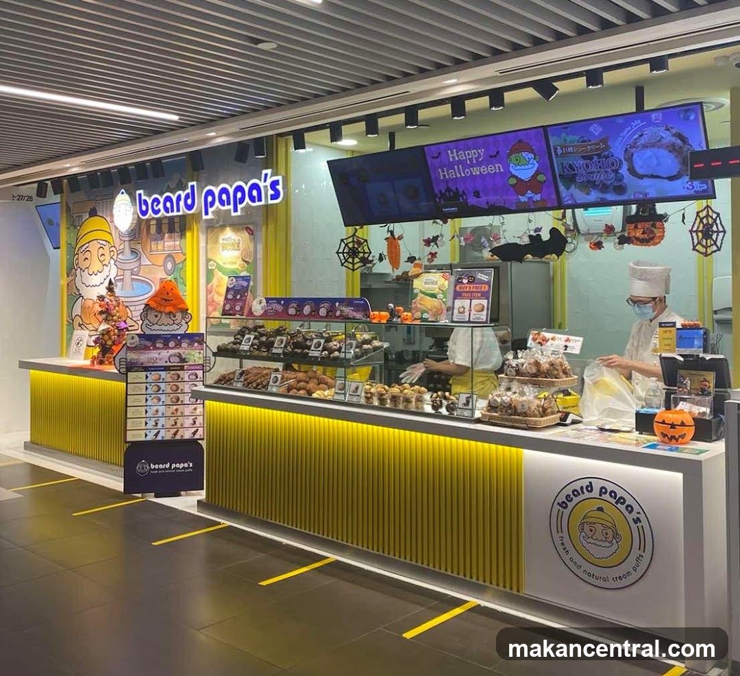 Beard Papa's Halloween Display