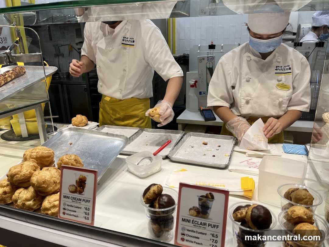Bakers preparing pastries