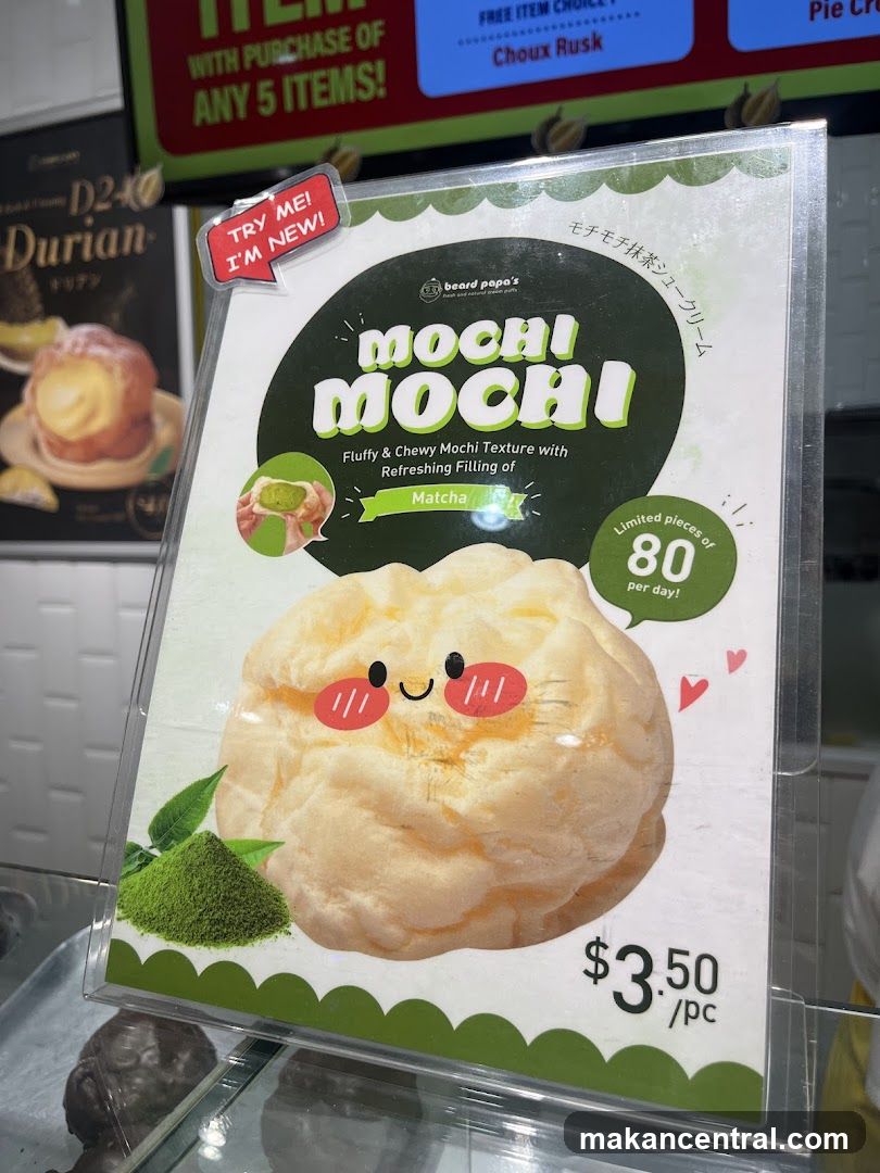 Mochi Mochi Matcha Cream Puff
