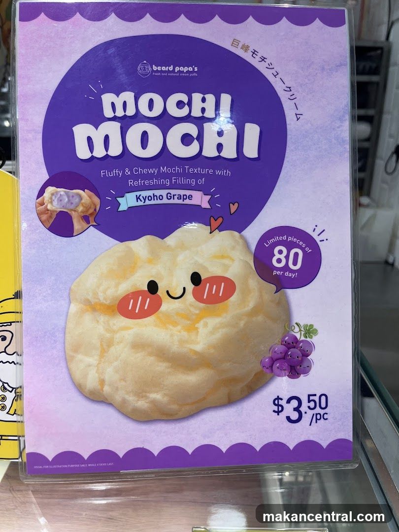Beard Papa's Kyoho Grape Mochi Mochi