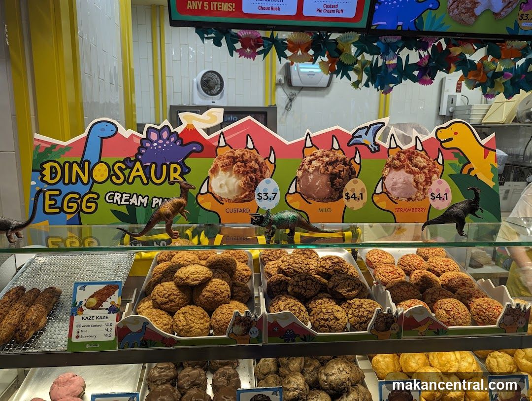 Dinosaur Egg Cream Puffs