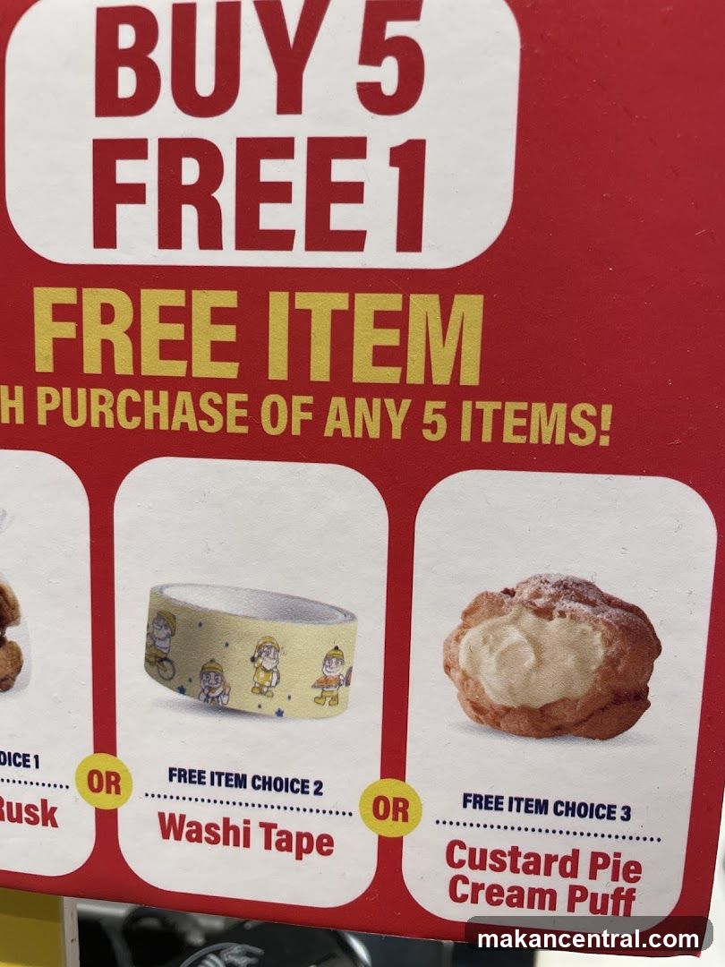 Buy 5 Free 1 Promotion