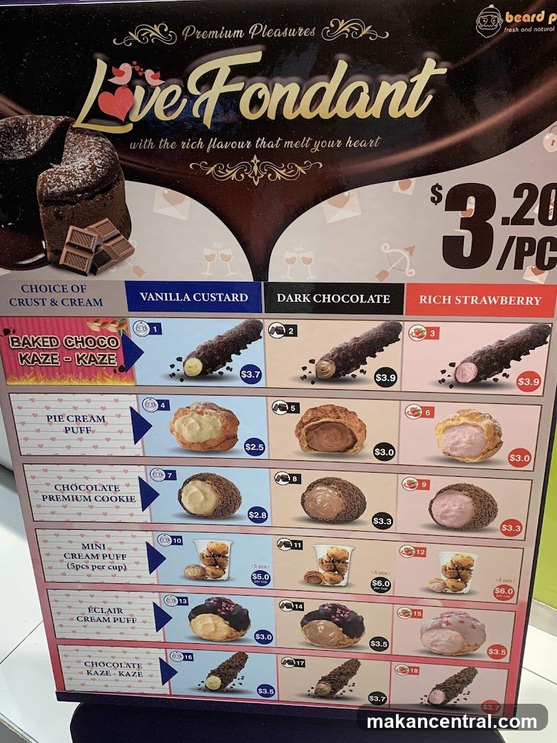 Live Fondant Menu