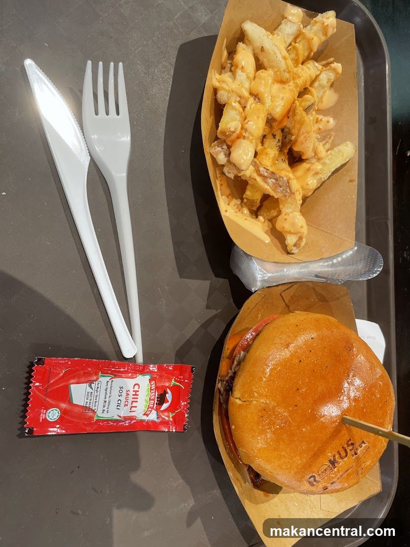 Burger and Fries