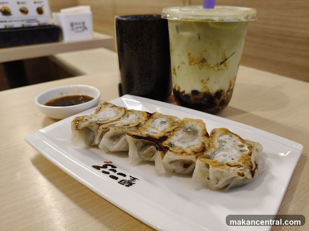 Gyoza and Bubble Tea