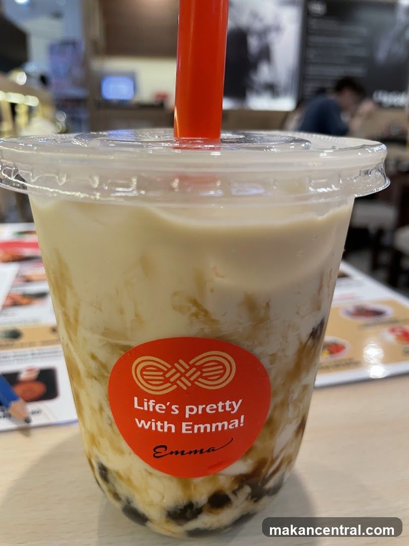 Bubble Tea with "Life's pretty with Emma!" Sticker