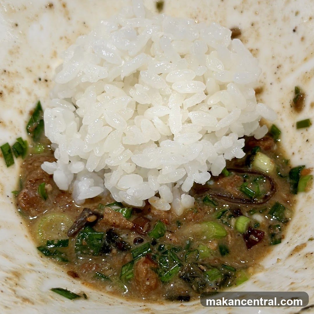 Rice with Savory Toppings