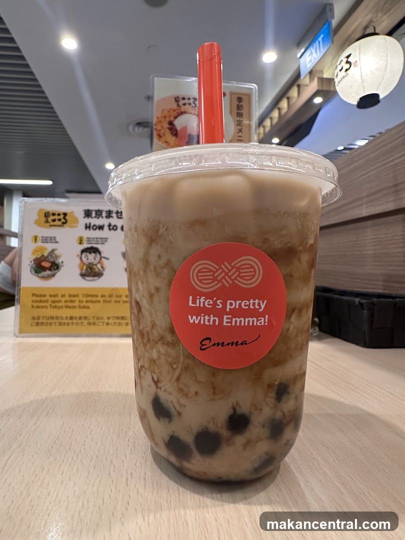 Bubble Tea with Sticker