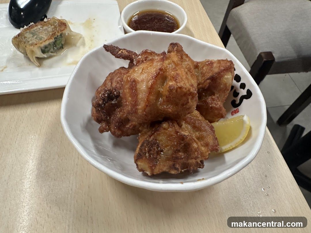Fried Chicken and Gyoza