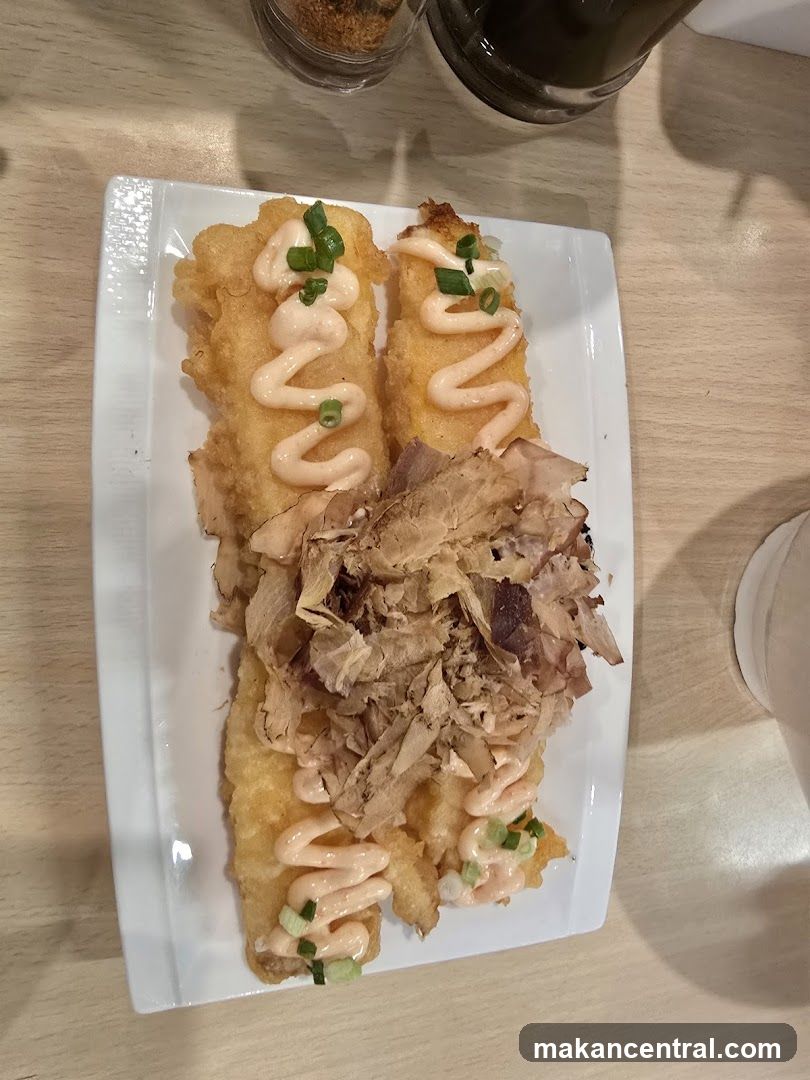 Fried Fish with Sauce and Toppings