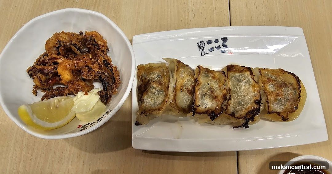 Fried Calamari and Gyoza