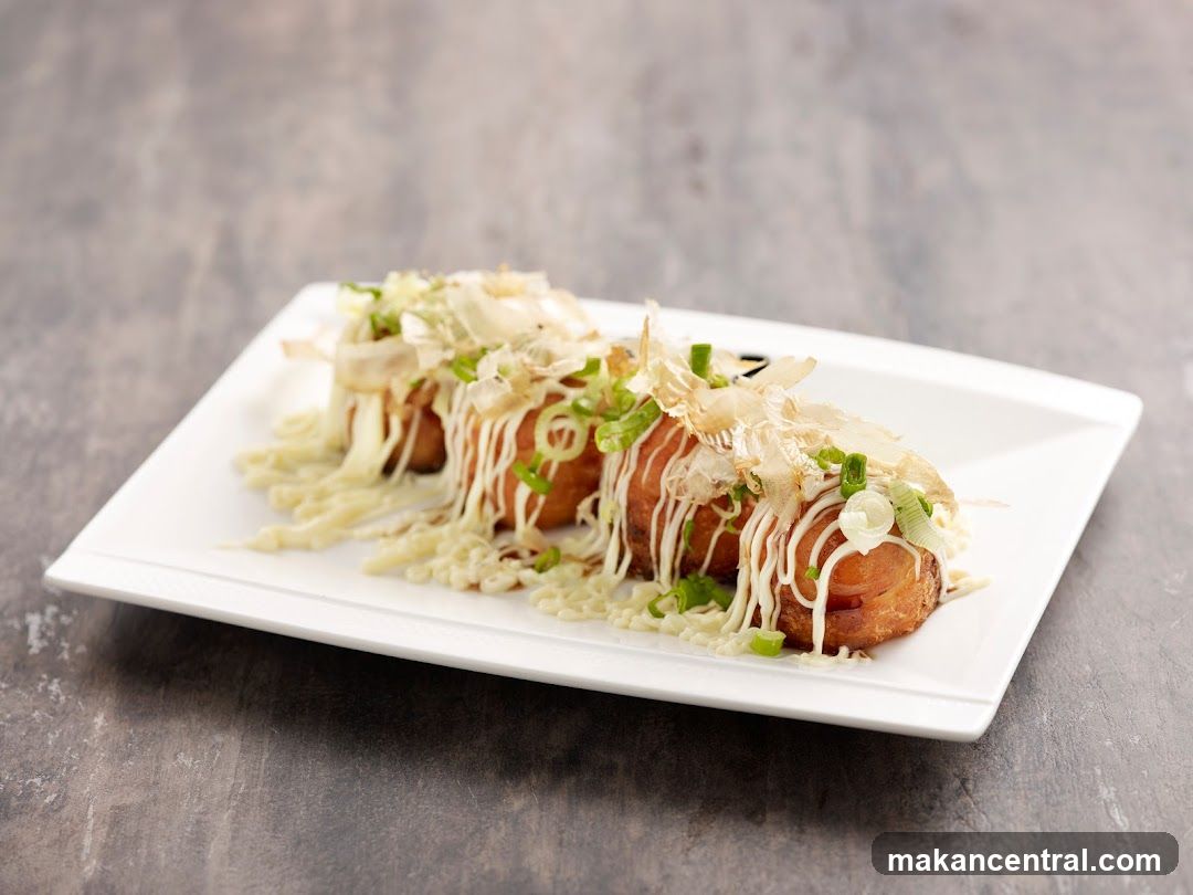 Takoyaki on a Plate