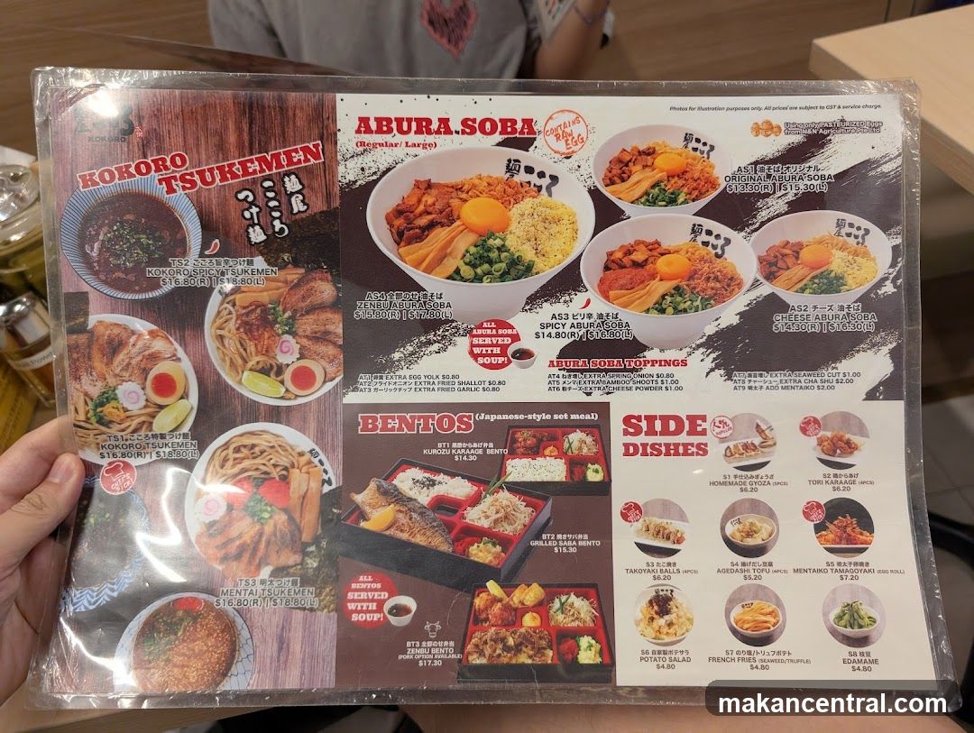 KOKORO TSUKEMEN & ABURA SOBA