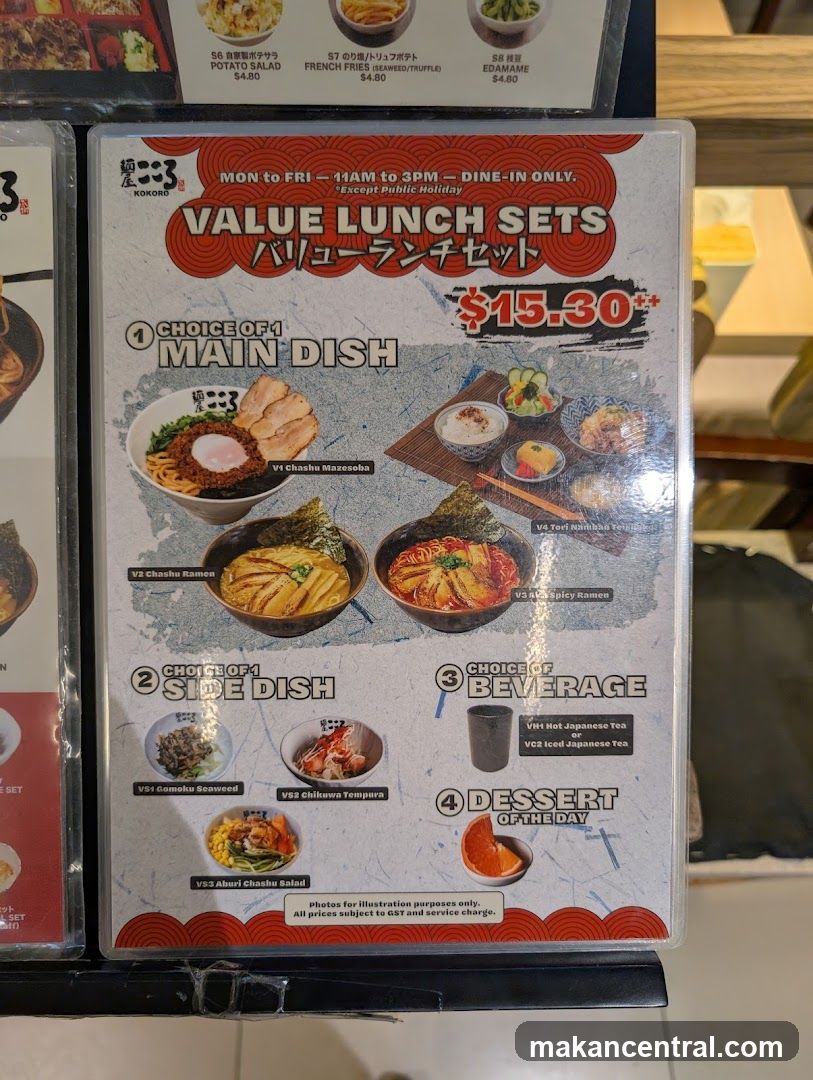 Value Lunch Sets