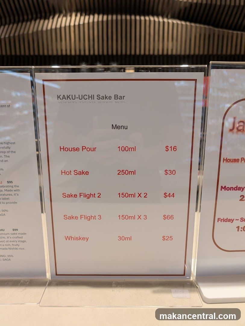 Kaku-Uchi Sake Bar (Isetan Scotts)