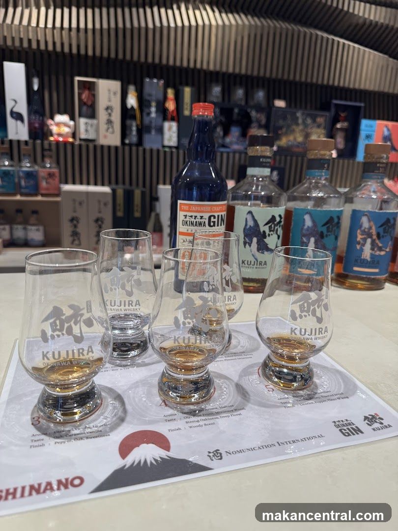 Whiskey Tasting Setup