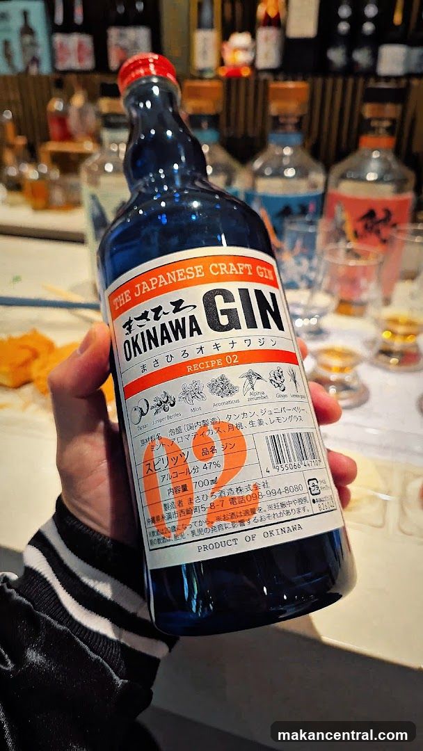 Okinawa Gin Bottle
