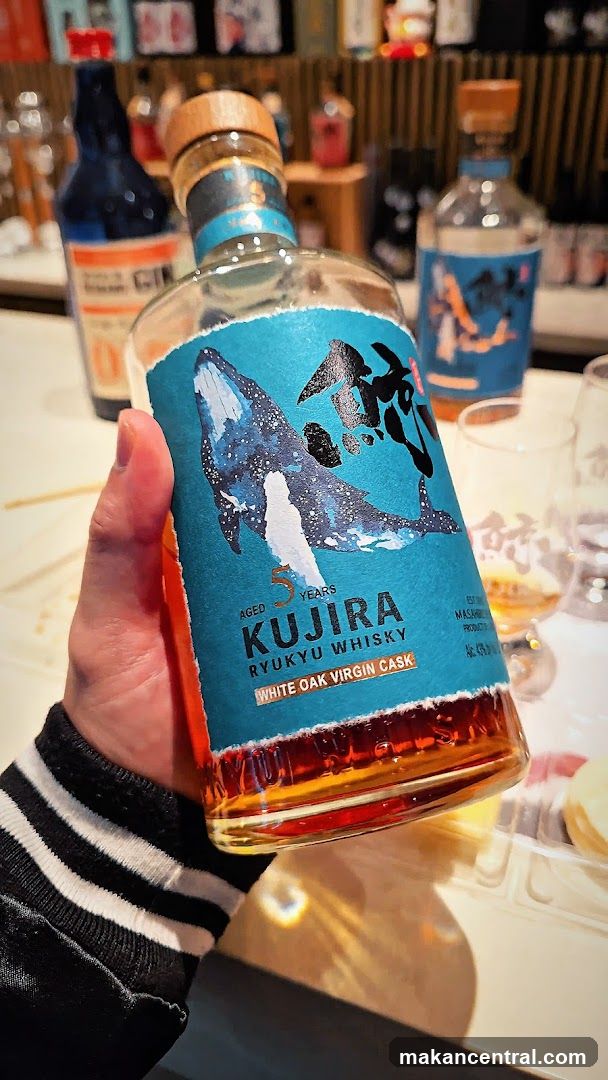 Bottle of Kujira Ryukyu Whisky