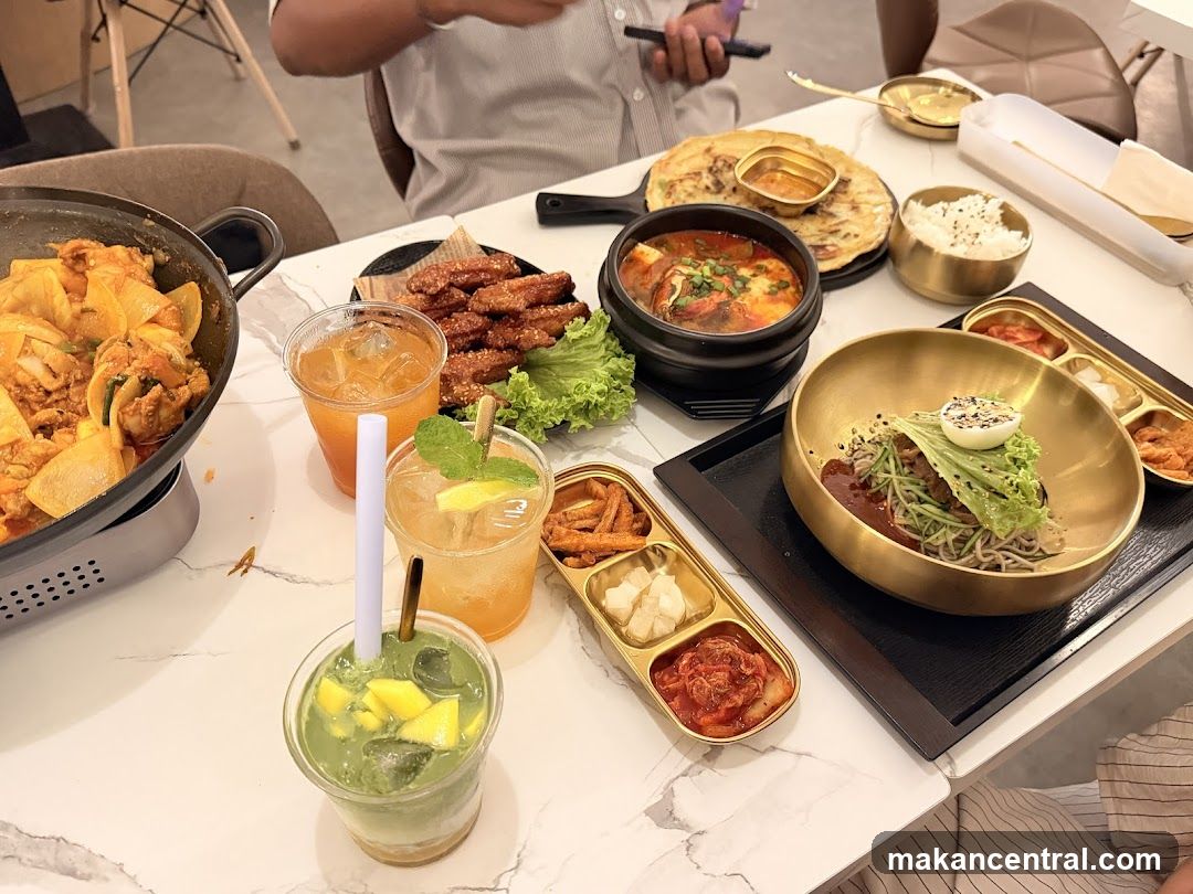 Korean Food Spread