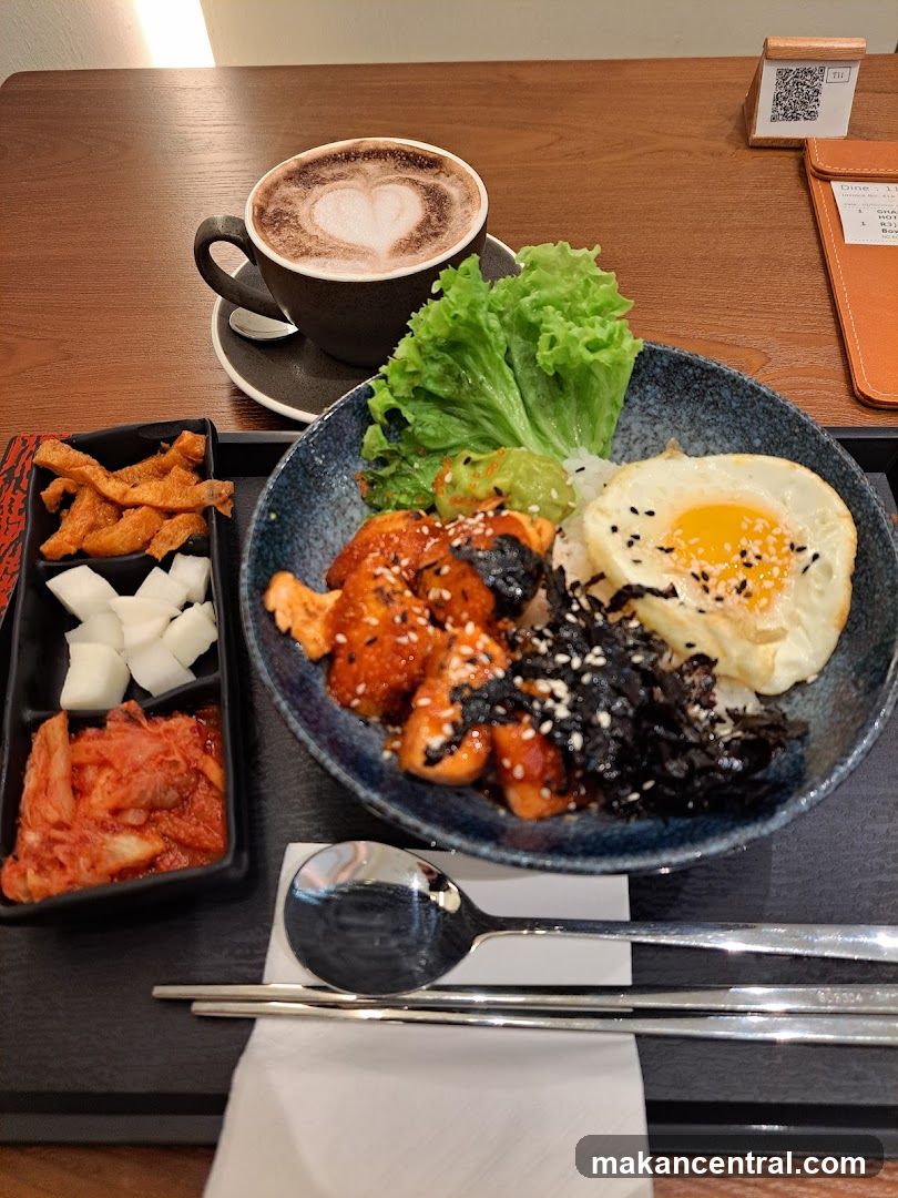 Korean Meal with Coffee