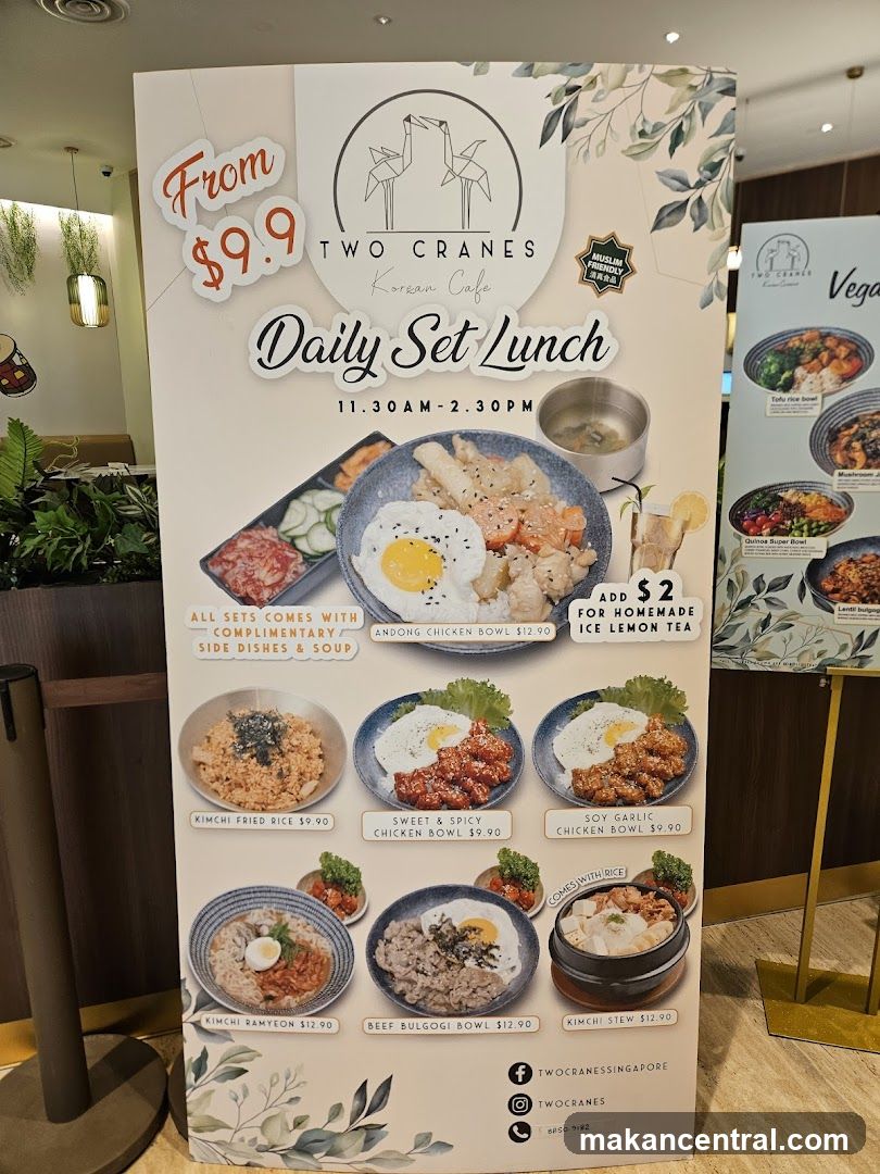 Daily Set Lunch Menu