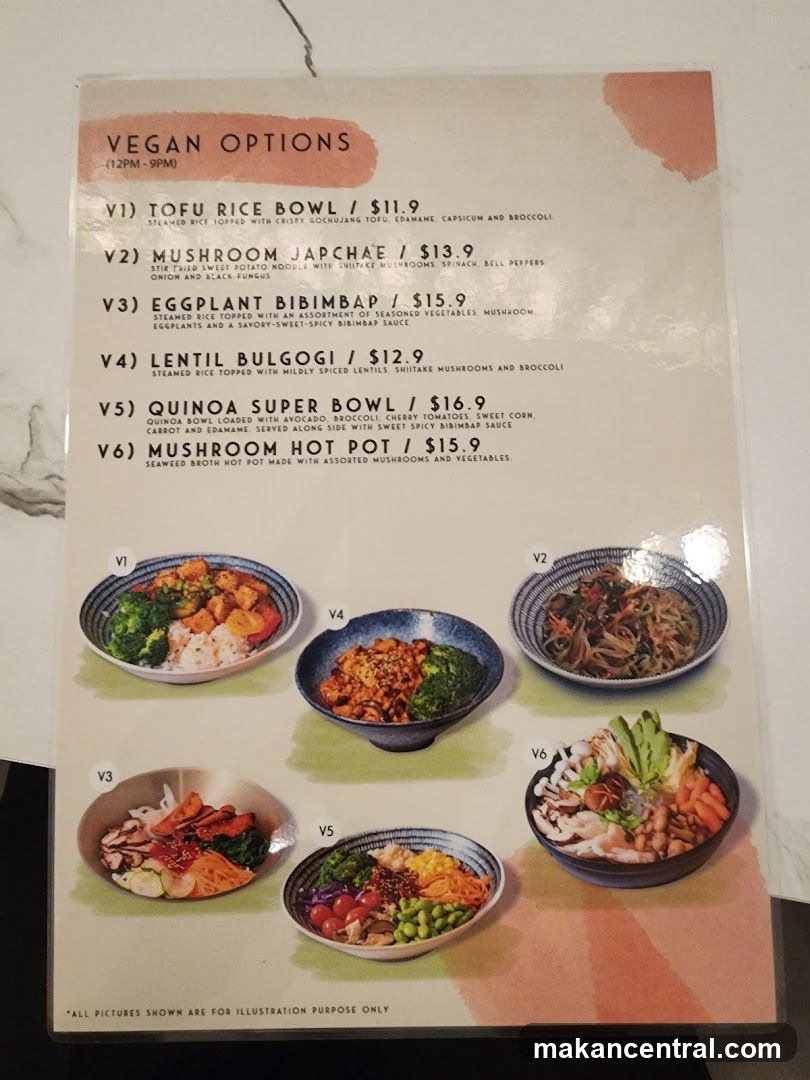 VEGAN OPTIONS
