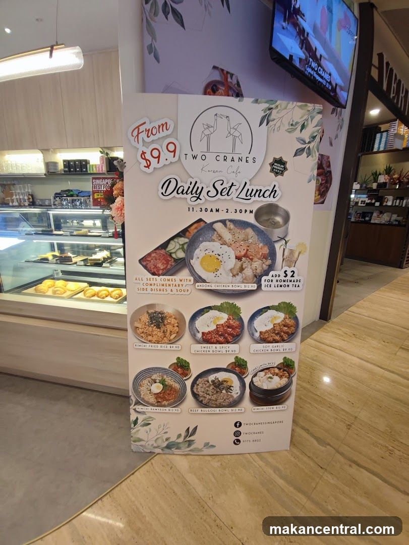 Daily Set Lunch Menu