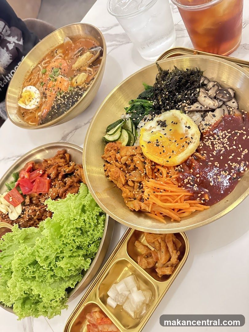 Korean Food Spread