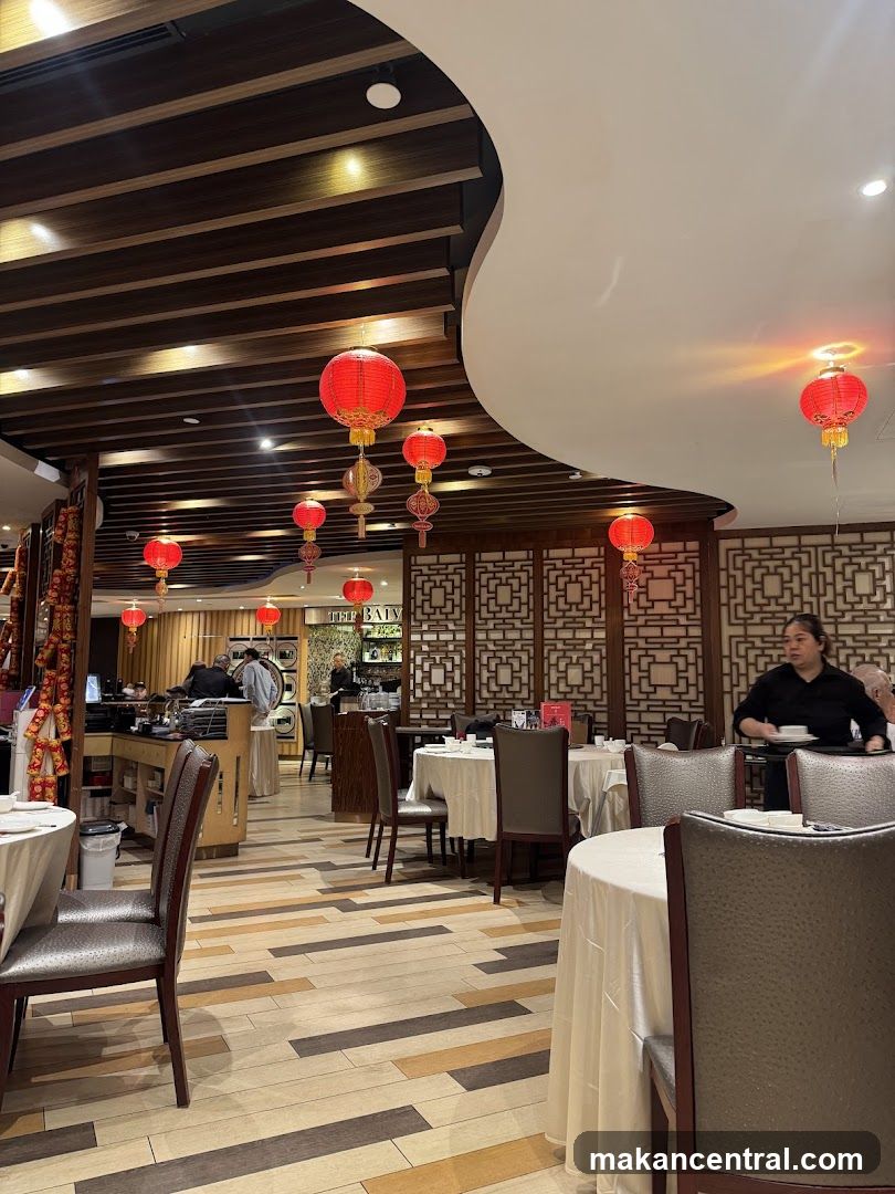 Restaurant Interior with Lanterns
