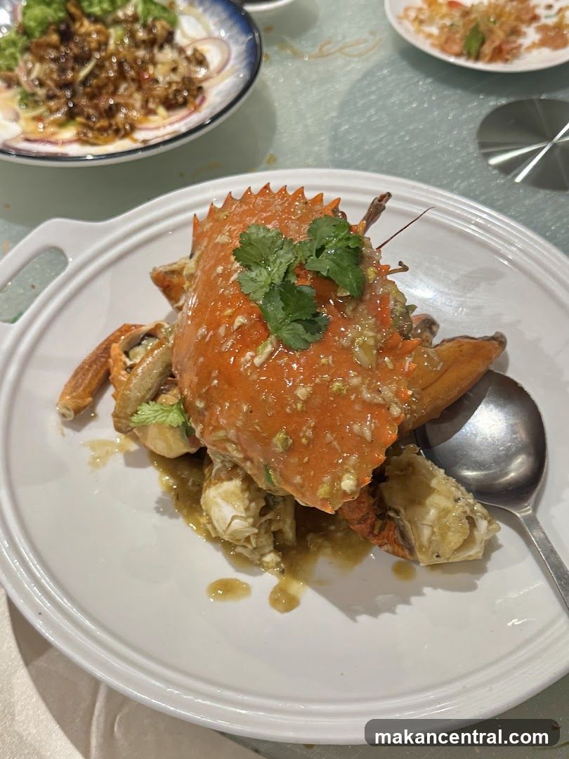 Crab dish with sauce