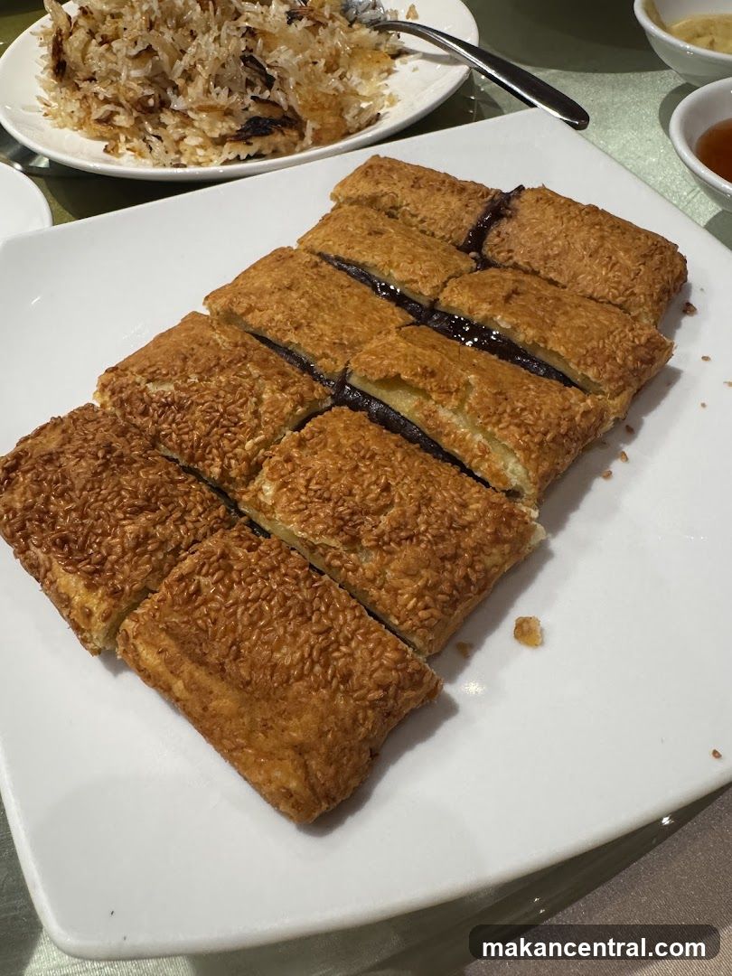 Sesame Seed Pastries with Red Bean Filling