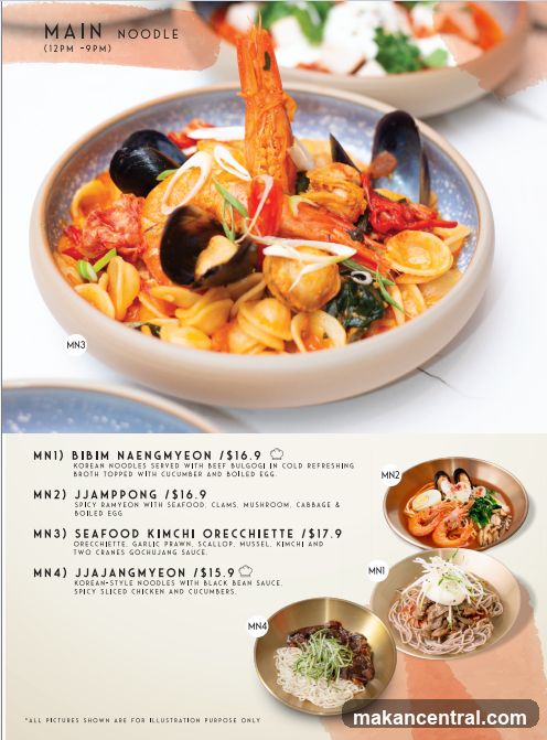 MAIN NOODLE (12PM - 9PM)